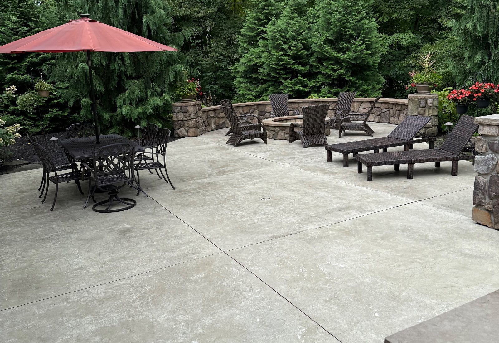 Concrete sealed and protected by Core Exterior Services, Northeast Ohio